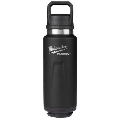 48-22-8397B PACKOUT 36oz Black Insulated Bottle with Chug Lid