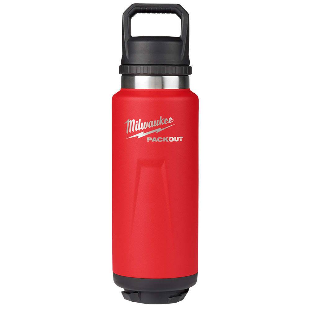 48-22-8397R PACKOUT 36oz Red Insulated Bottle with Chug Lid