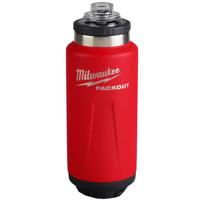48-22-8397R PACKOUT 36oz Red Insulated Bottle with Chug Lid