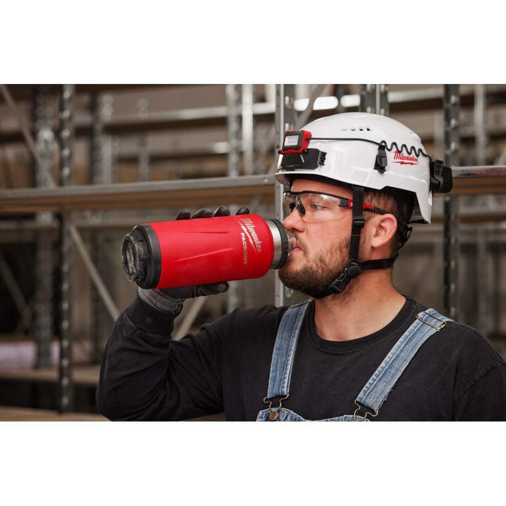 48-22-8397R PACKOUT 36oz Red Insulated Bottle with Chug Lid