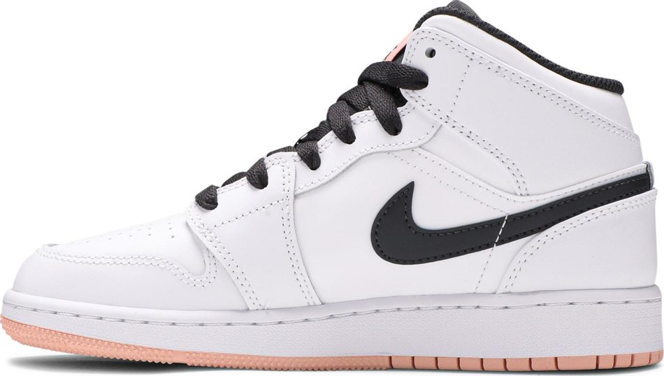 Kids Mid GS 'White Arctic Orange' 554725-180