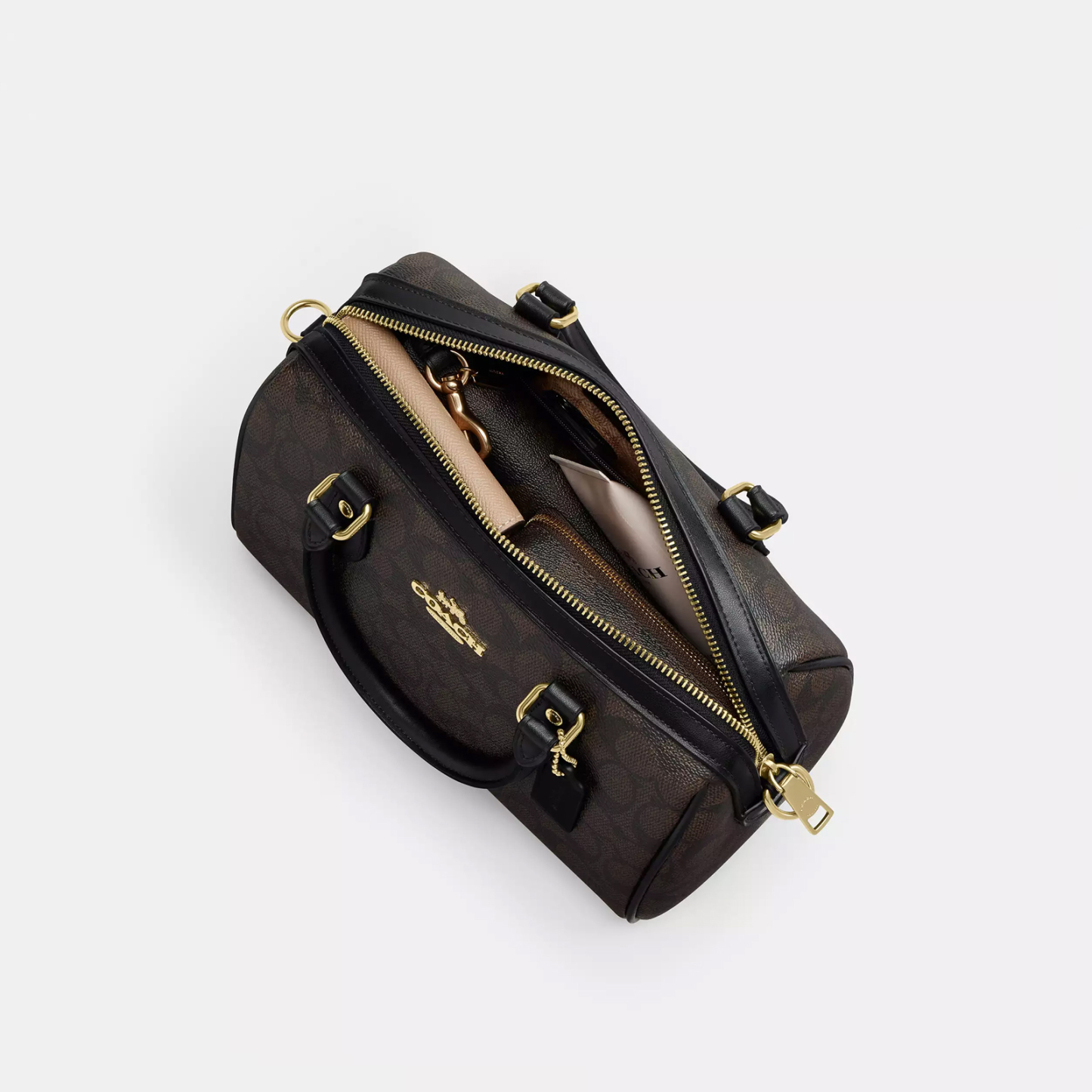 Rowan Satchel Bag In Signature Canvas