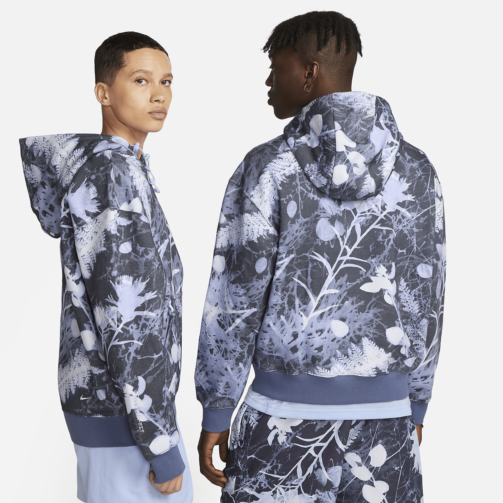 Men's Fleece Allover Print Hoodie