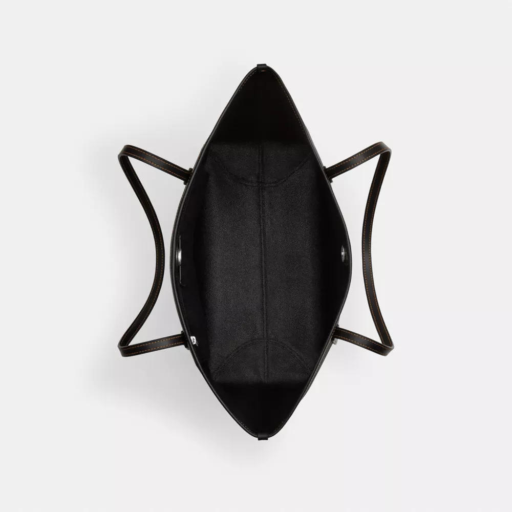 City Tote In Signature Canvas With Halloween Graphic