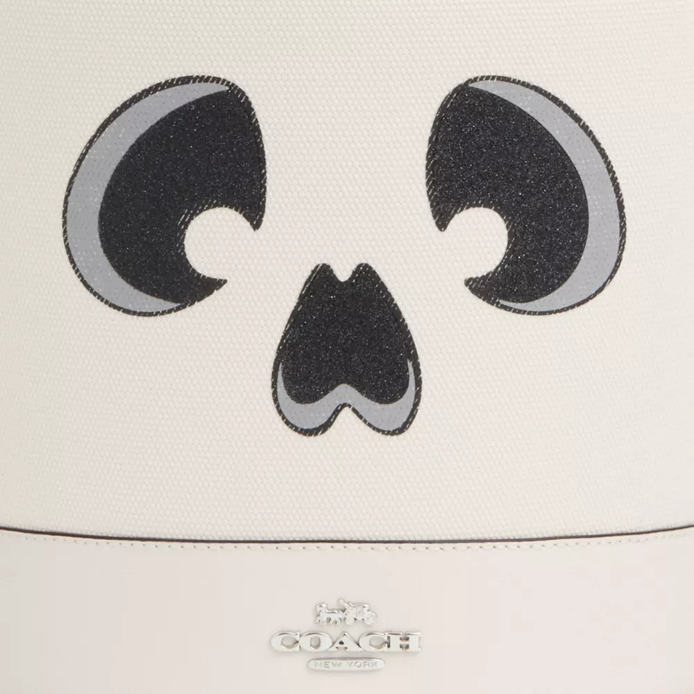 Trick Or Treat Bucket With Halloween Ghost