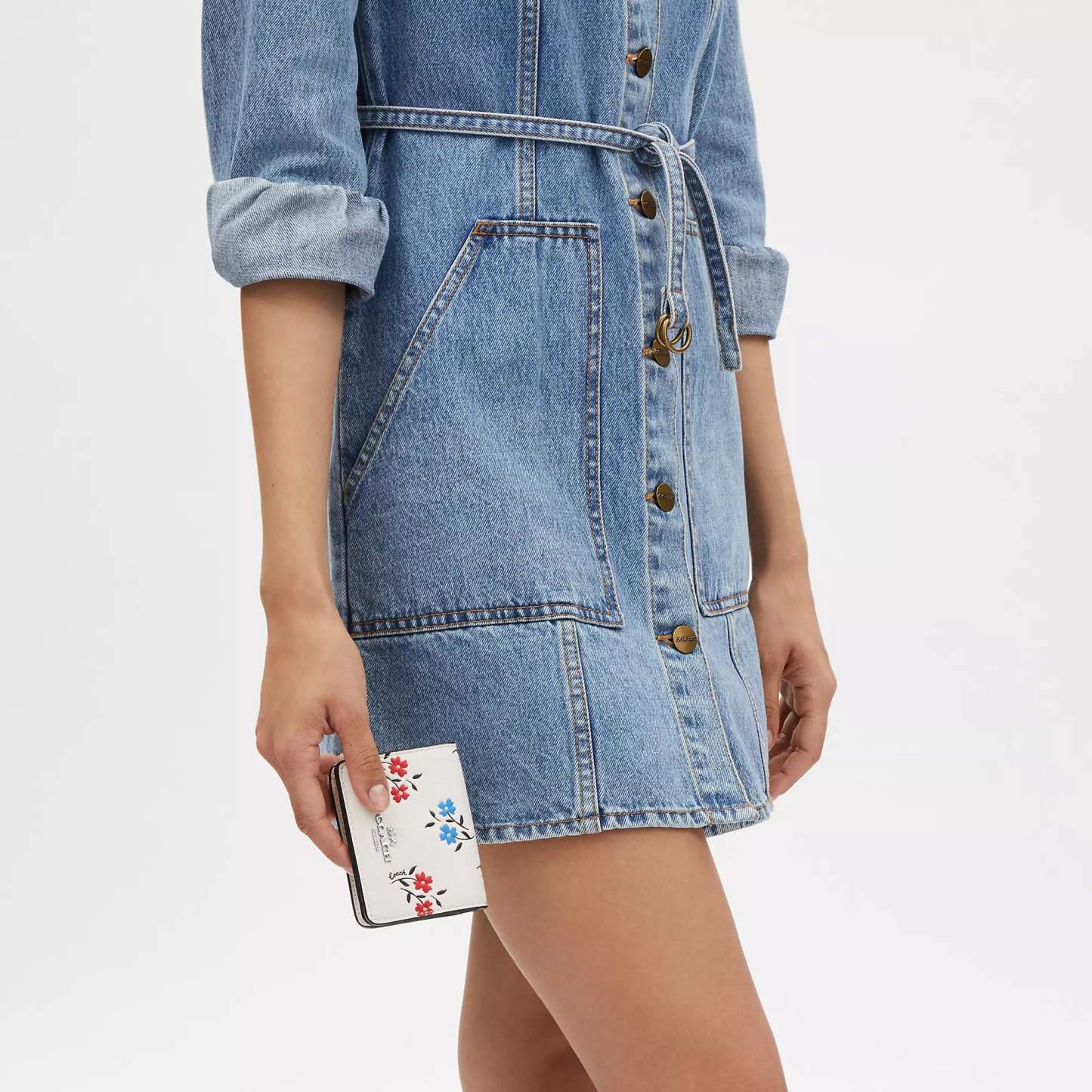 Coathtch Wallet With Floral Print