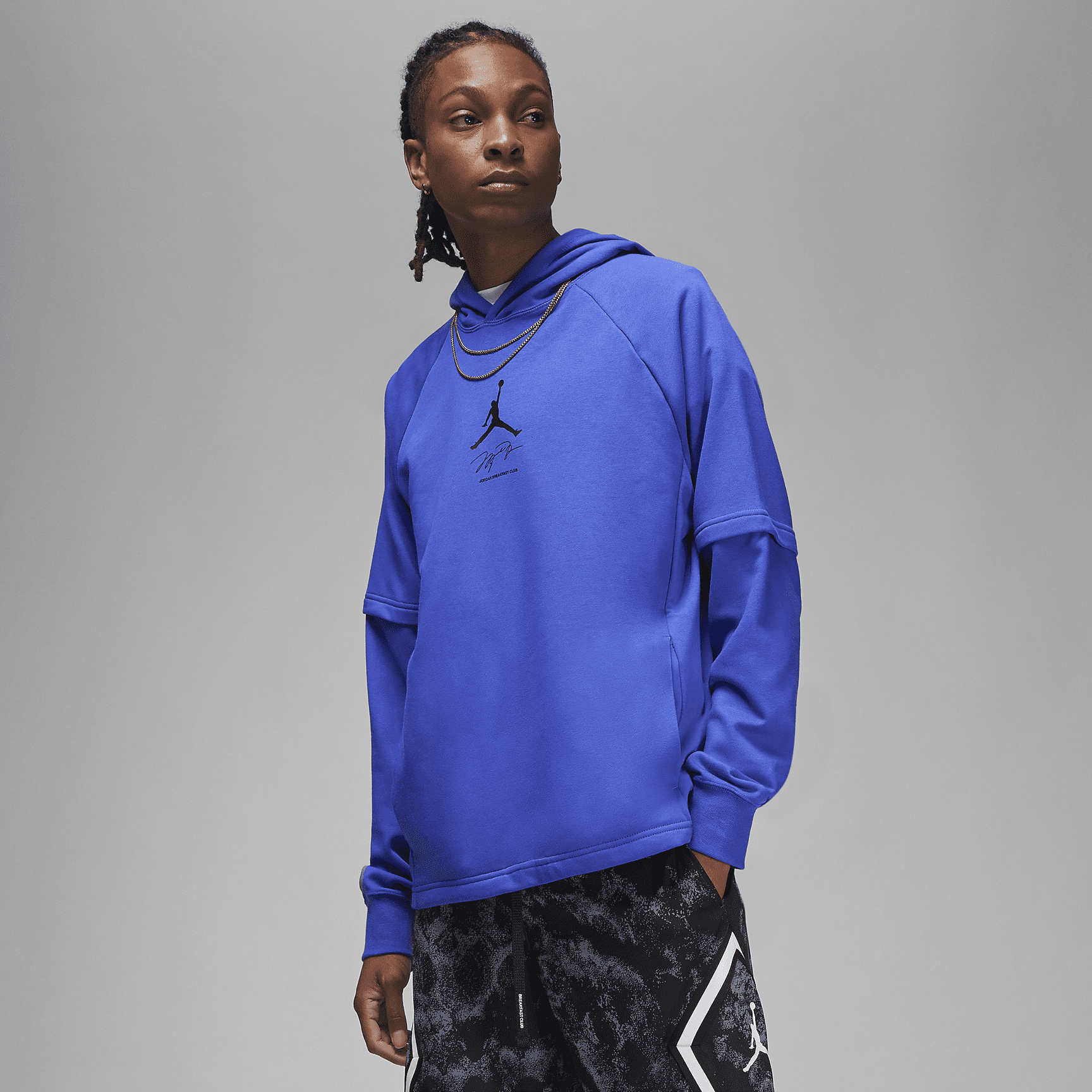 Dri-FIT Sport Breakfast Club - Men's Graphic Fleece Pullover Hoodie