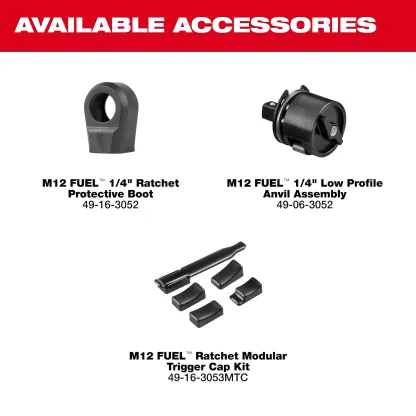 3052-21 M12 FUEL™ 1/4" Ratchet Kit