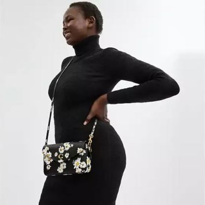 Crossbody Bag With Floral Print