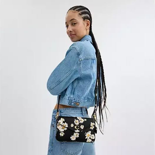 Crossbody Bag With Floral Print