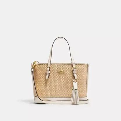 Coathtch Tote Bag 25 In Straw