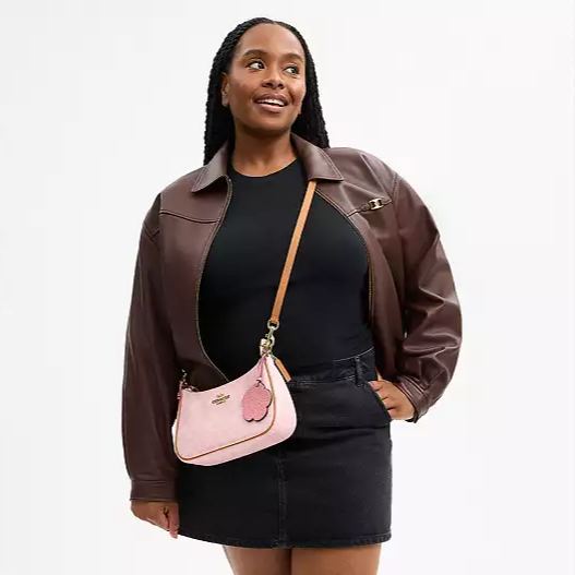 Teri Shoulder Bag In Signature Canvas With Charms