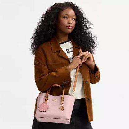 Mollie Tote Bag 25 In Signature Canvas With Charms