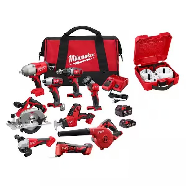 M18 18-Volt Lithium-Ion Cordless Combo Kit