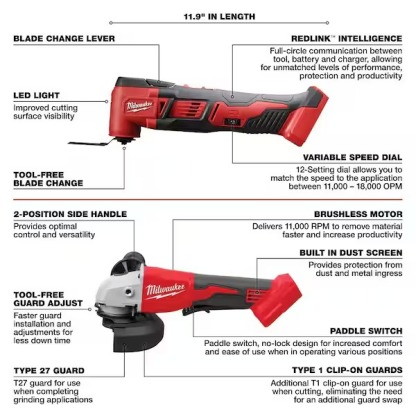 M18 18-Volt Lithium-Ion Cordless Combo Kit