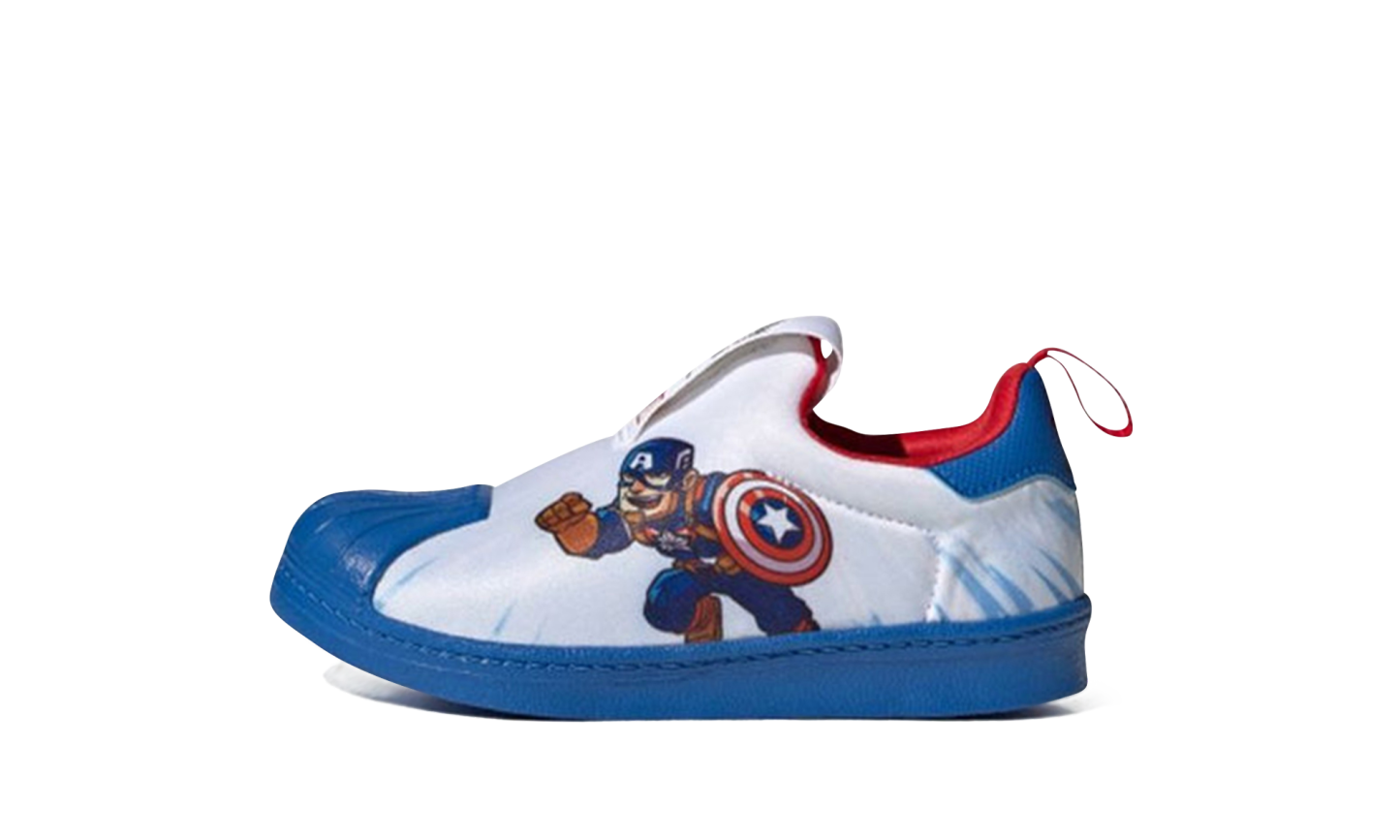 x Marvel Adithtdas Supthterstar 360 Shoes "Captain America" FX4879