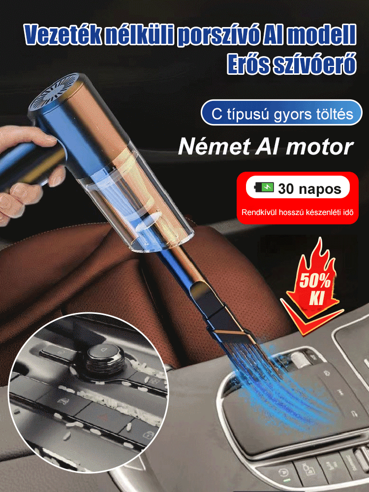 Többfunkciós hordozható porszívó