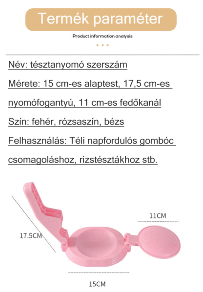 Tésztanyomó eszköz