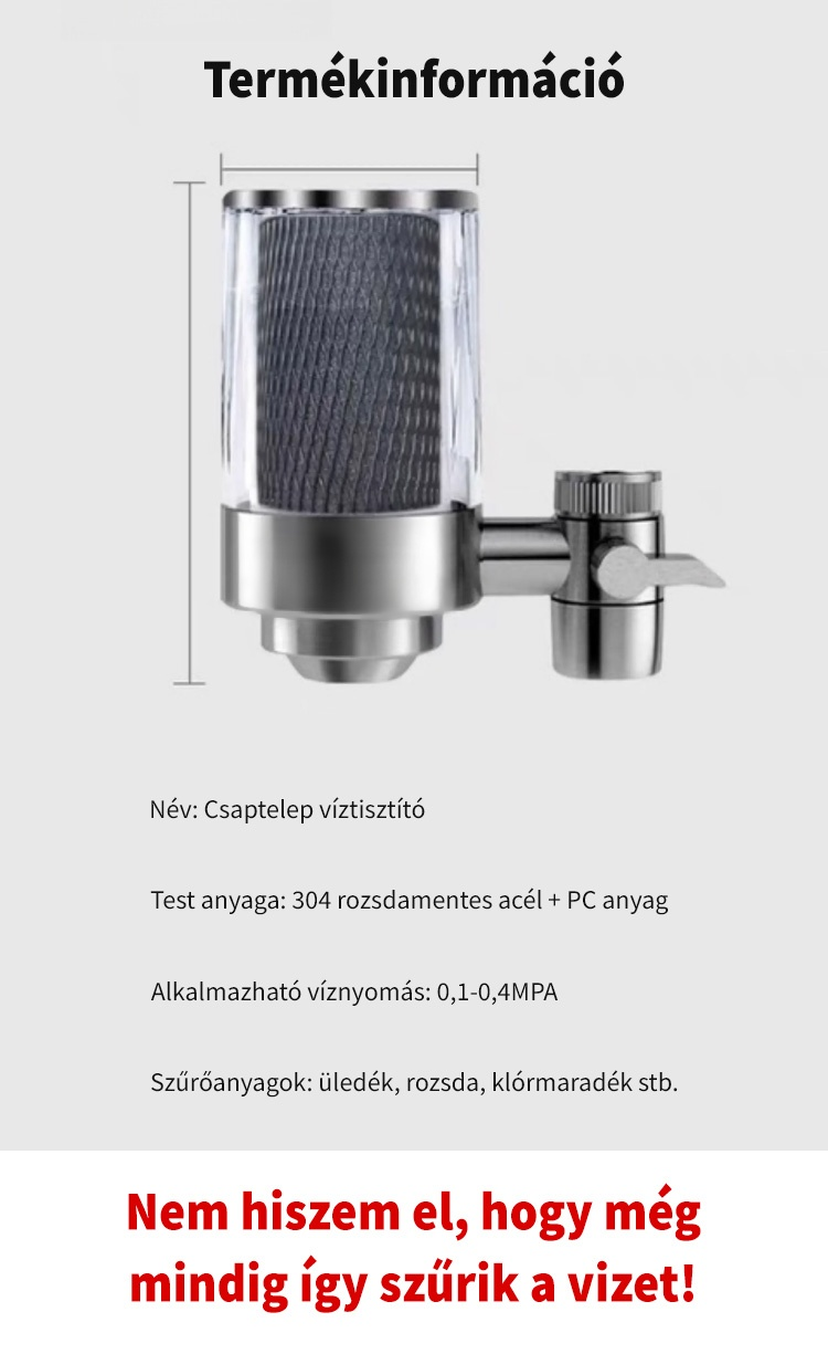 Csapvíz tisztító