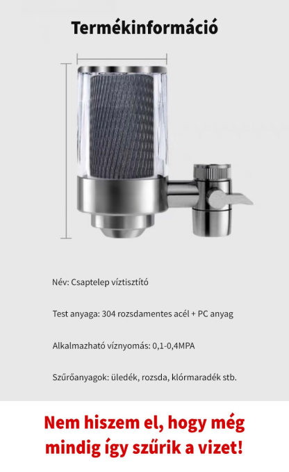 Csapvíz tisztító
