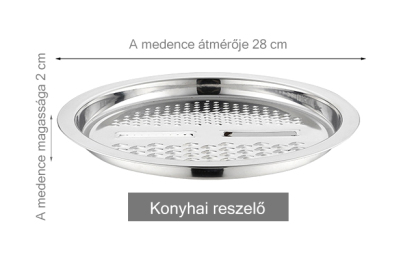 3 részes vastag reszelő lefolyótál fűszerező medence vágótálca