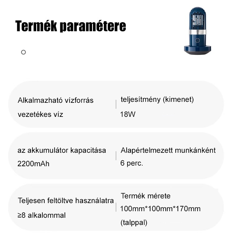 Smart II gyümölcs- és zöldségtisztító