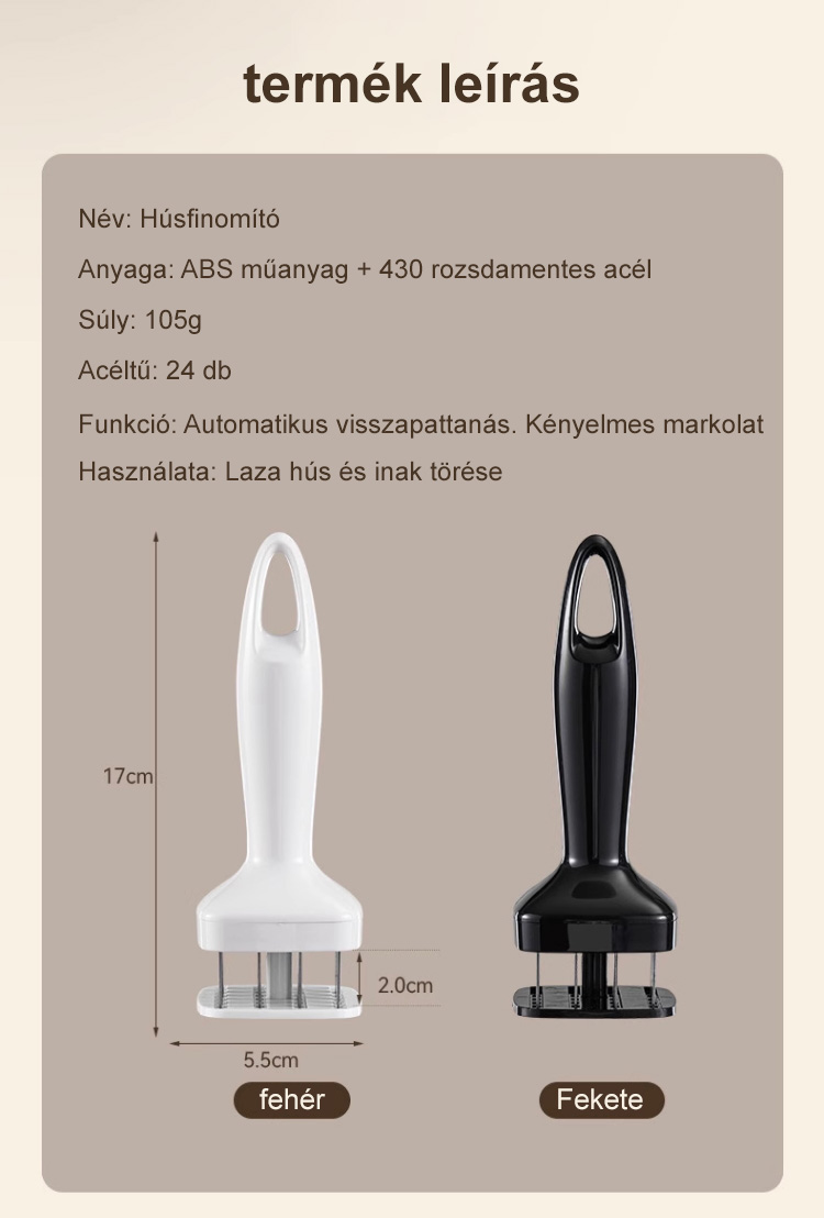 Rozsdamentes acél fenyőtű