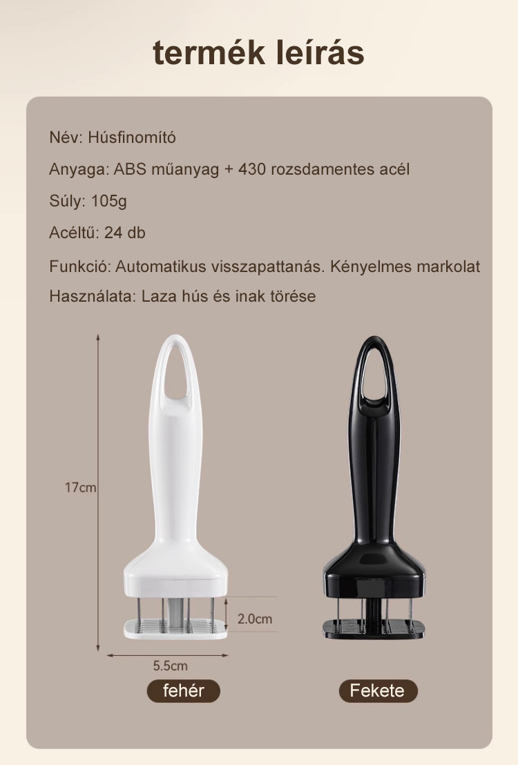 Rozsdamentes acél fenyőtű