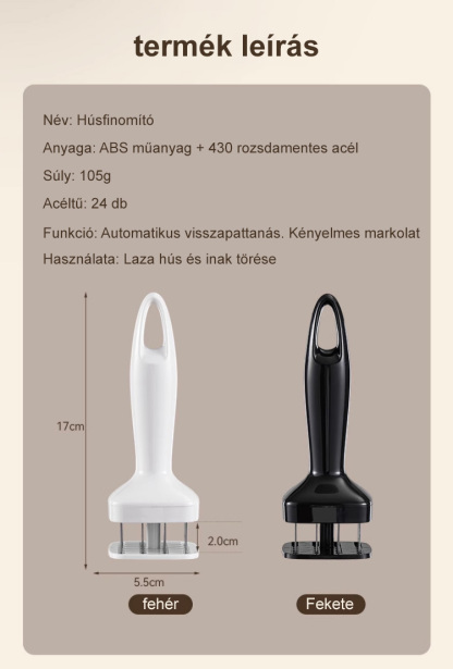 Rozsdamentes acél fenyőtű