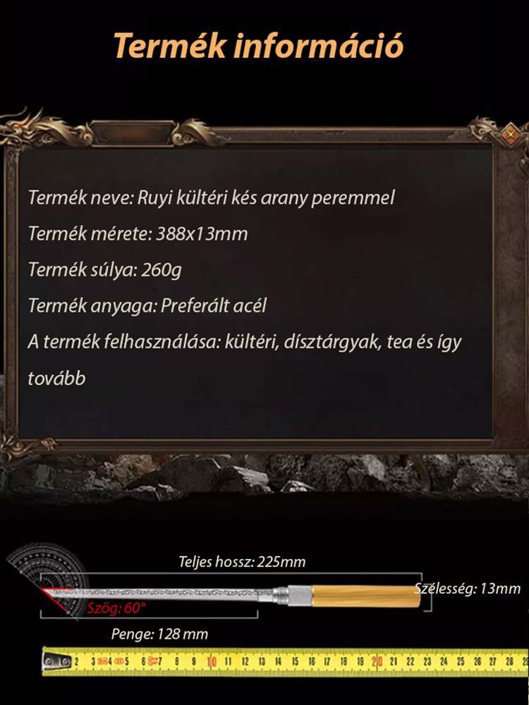 Kültéri önvédelmi teáskés és tüske egyben