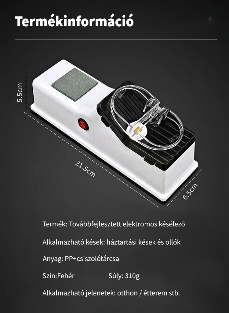 Elektromos késekélező