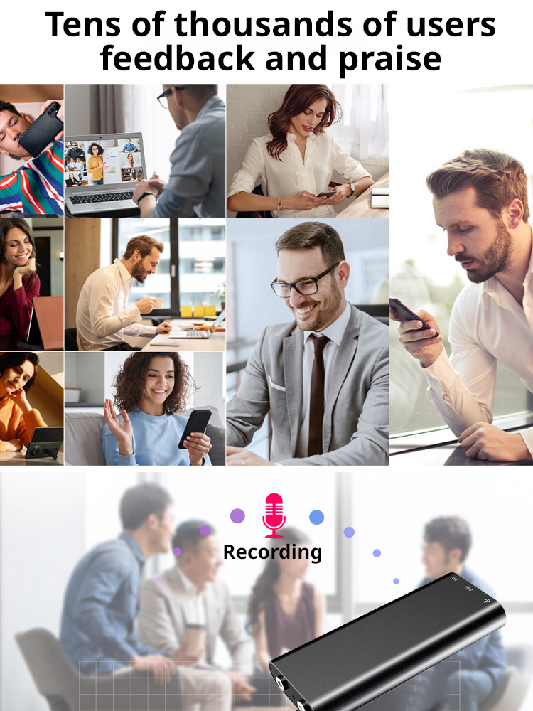 [300 hours of battery life]  Hidden Voice Recorder  | One-Touch Easy Rec | Crystal Clear HD | Spy Discretion 🤫