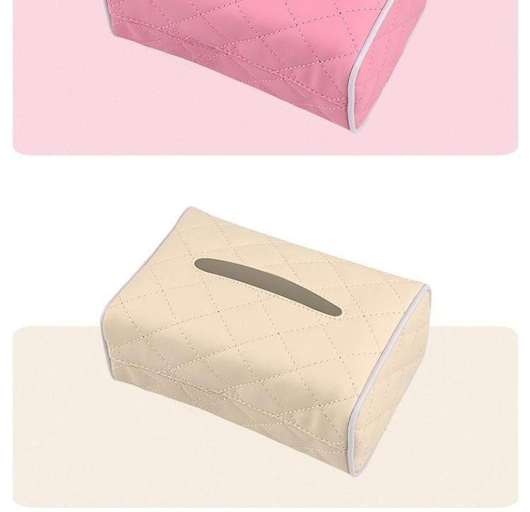 Convenient tissue dispenser for car sun visor