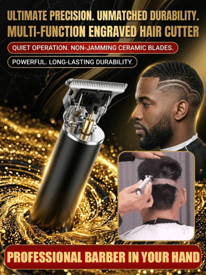 Silent and no-stuck hair Electric oil-cut carving hair clipper【👍Haircut, Shave, and Hair Removal in One!】【👍Lifetime warranty; free replacement for any issues within one year!！】