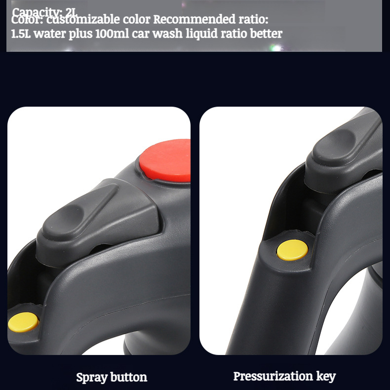 Lightweight home garden sprayer with foam feature