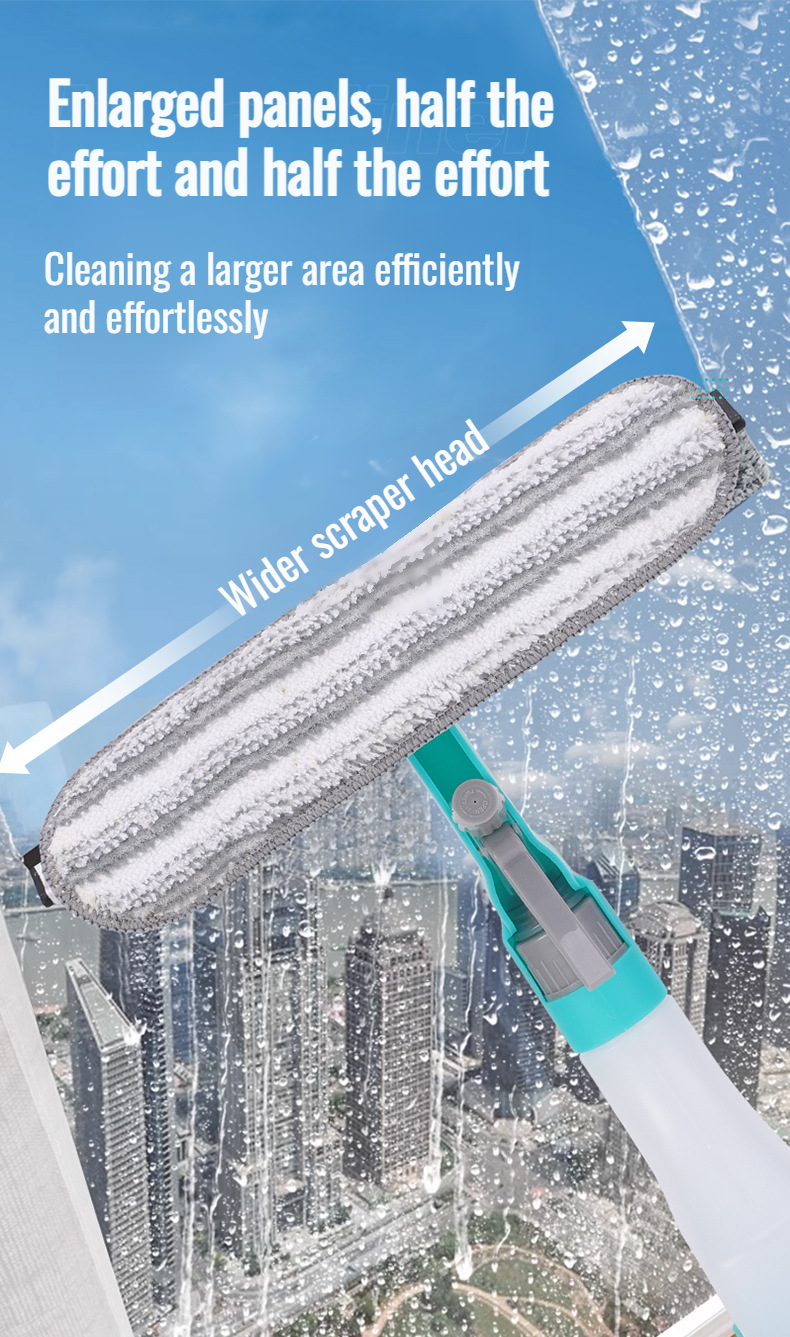 Sticky household window wiper in action