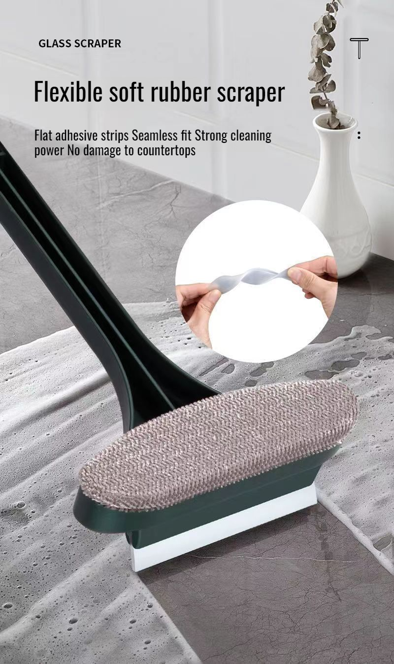 Washable and reusable window screen cleaning brush
