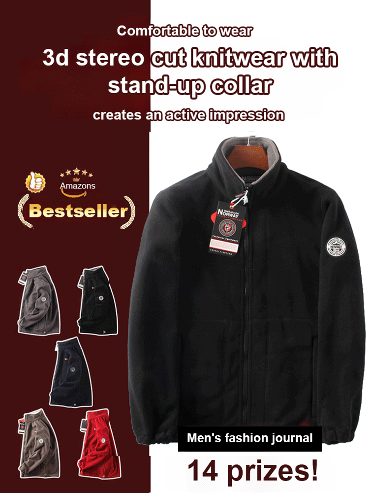 Norwegian high-end outdoor brand【Double-sided fleece-lined jacket】99% cashmere