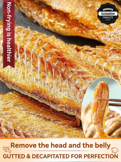 【One bag / 100 fish】Ready-to-eat crispy and delicious dried yellow croaker ❤ Non-fried, low-calorie