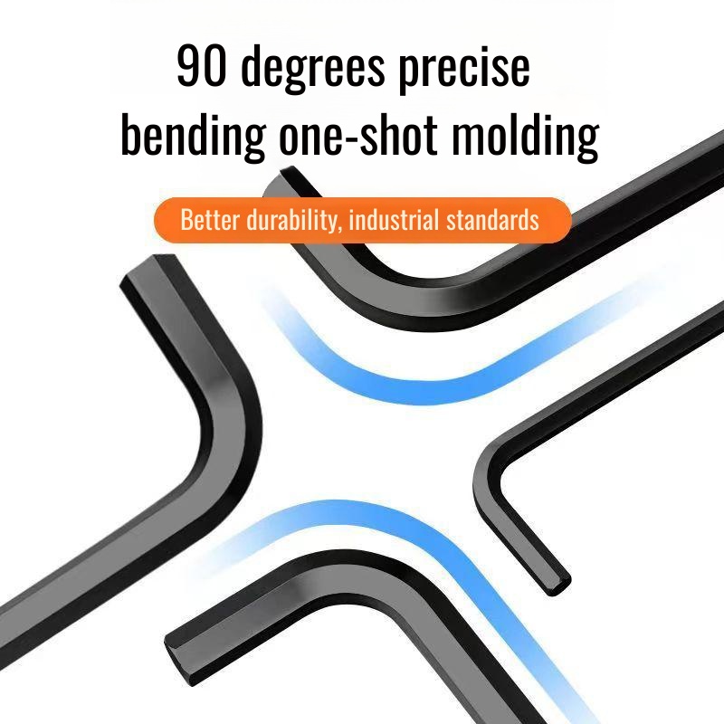 German steel hex key tool in hand