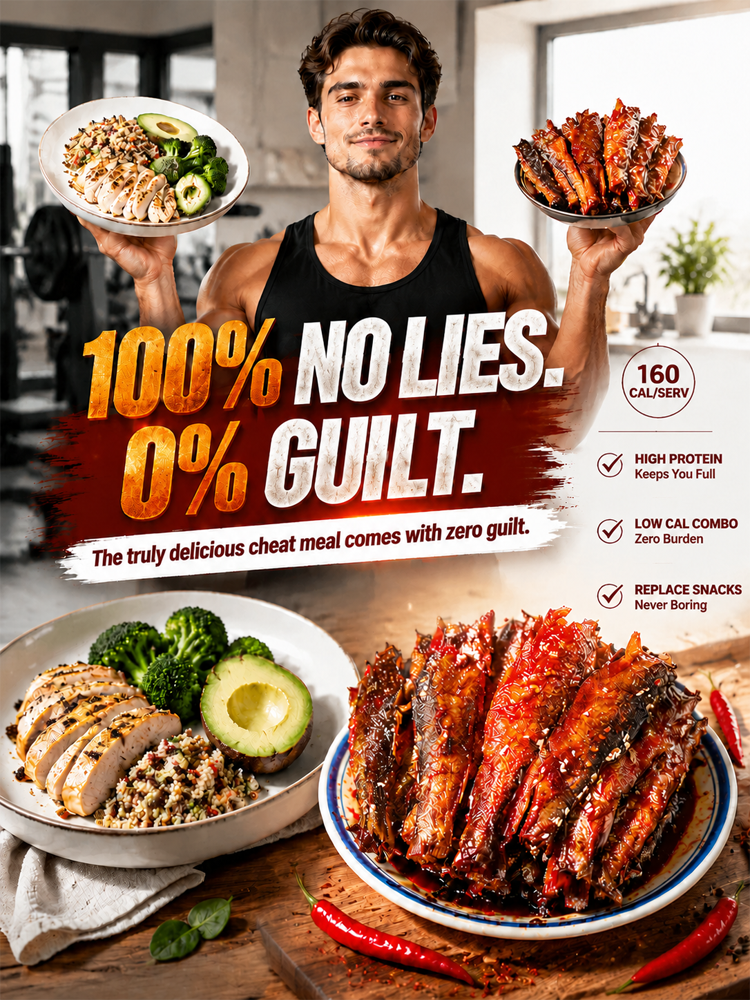 【280 fish per pack】Ultimate Melt-in-Mouth Slow Roasted Wild Fish | Melt-In-Mouth Juicy 🐟 Premium Hand-Torn Juicy Fillets 🤤