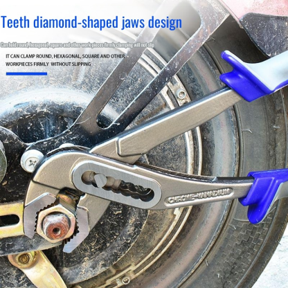 Multifunctional water pump pliers adjustable pipe pliers household large opening universal bathroom 