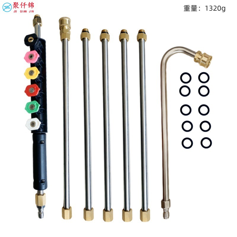 【 Heavy-Duty Power】High Pressure Washer Extension Wand | No Ladder Needed Roof Cleaner | Quick Connect 🏠💦