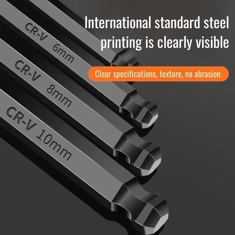 Manual hex wrench for automotive and home use