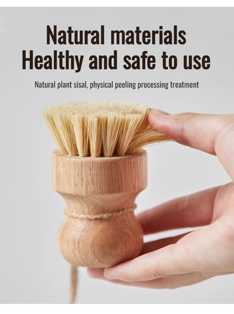 Durable multipurpose brush for pots and pans