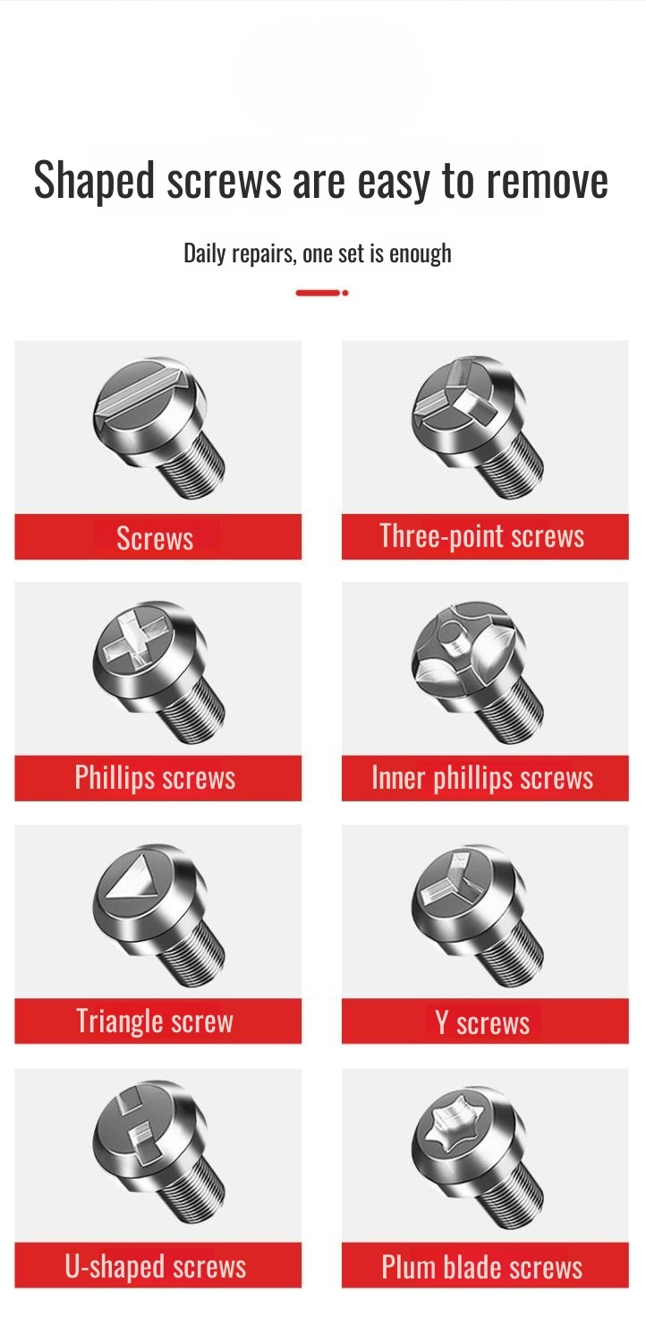 Portable screwdriver kit for on-the-go repairs
