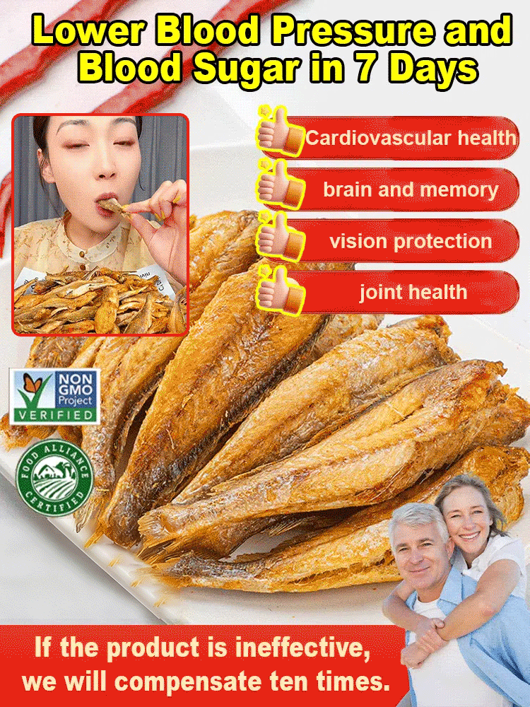 【One bag / 50 fish】Ready-to-eat crispy and delicious dried yellow croaker ❤ Non-fried, low-calorie