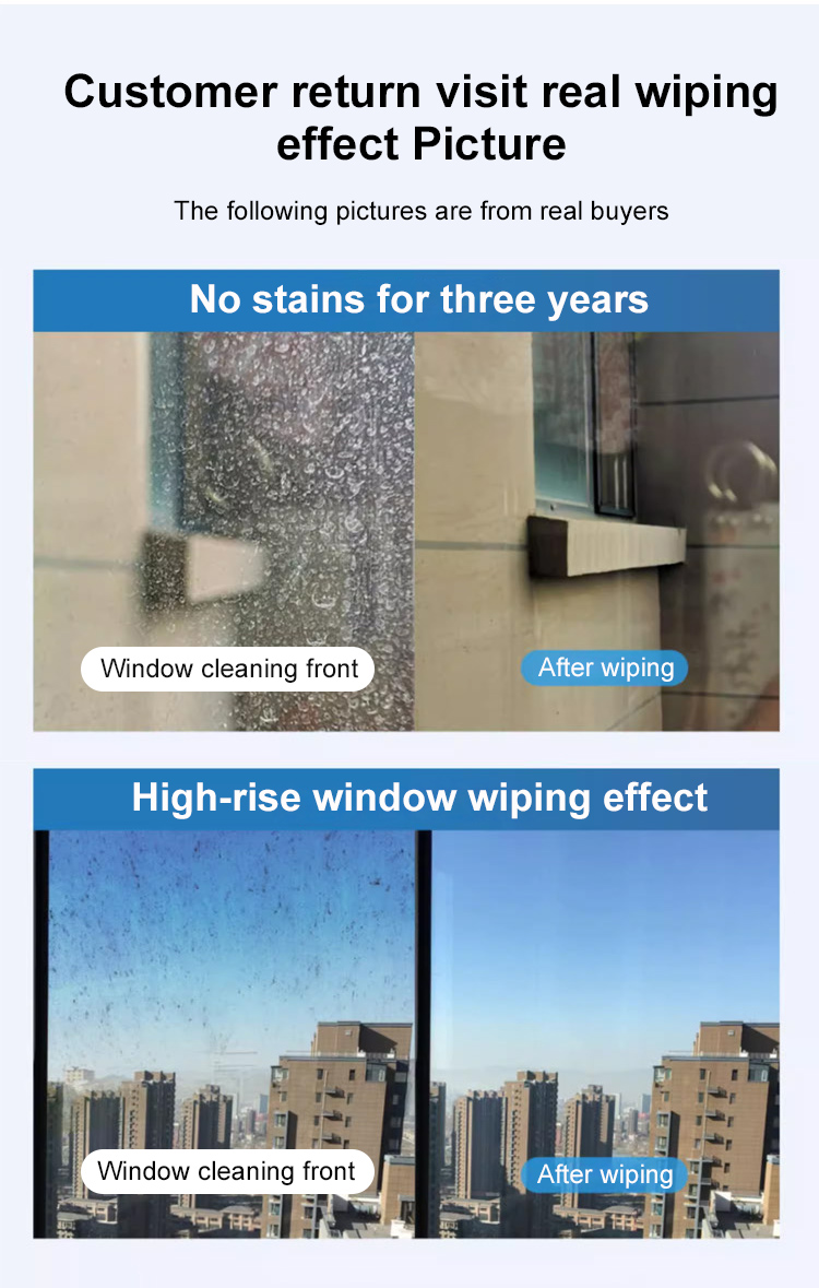 Easy-to-use glass wiper for home windows