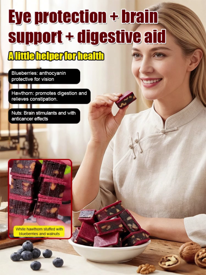 [Retina Recovery]Premium Wild Blueberry and Walnut Superfood Bites | Rich in Anthocyanins and Omega-3 🫐🧠