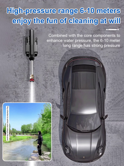 Cordless Portable Power Washer | ULCertified | Draws Water From Any Bucket  |  3X Copper Motor 🚗💦